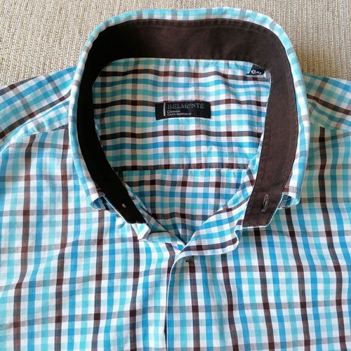 Belmonte checked shirt XL cotton like new