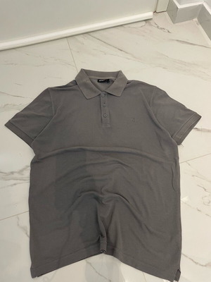 Etirel men's grey polo shirt size L like new