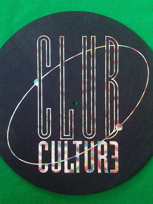 Club Culture vintage 1990s holographic vinyl LP slipmat trance house