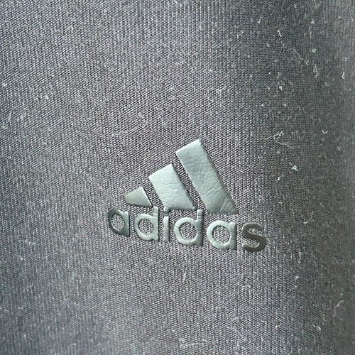 Adidas Climalite sports leggings, black with blue waistband, size XS