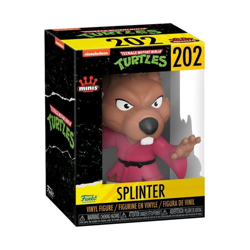 Teenage Mutant Splinter Funko Minis 202 new