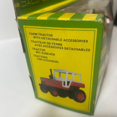 Toy tractor loader new, metal-plastic with spring mechanism