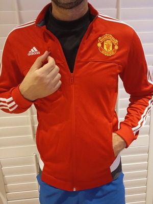 Manchester United Adidas authentic jacket AC1927 Medium men