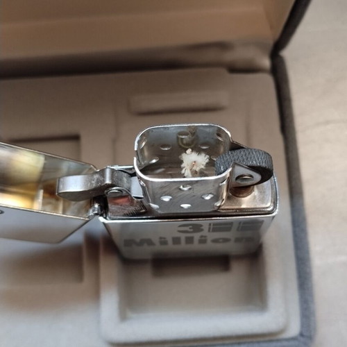 Zippo 300 Million Anniversary Lighter 1996 like new with velvet case