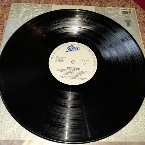 Johnny Logan Hold Me Now LP used, pop