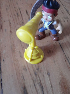 Captain Jake pirate miniature with telescope like new