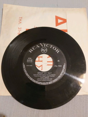 What'd I Say Viva La Vegas vinyl record used by Elvis Presley 45 rpm