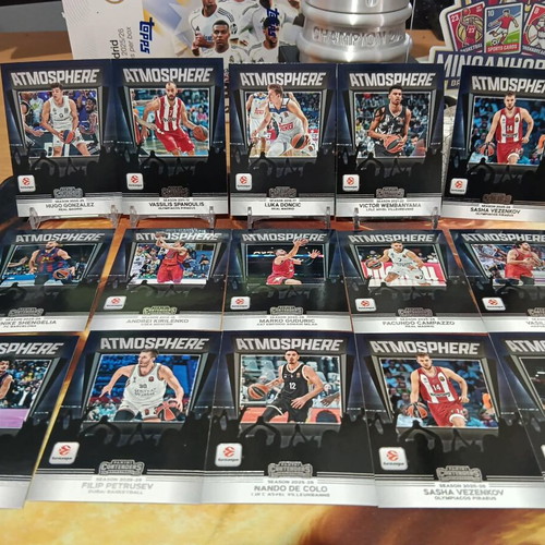 Atmosphere Panini Contenders EuroLeague cards like new