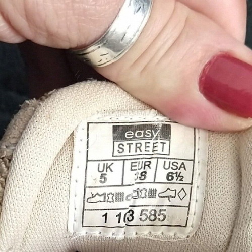Easy street women's orthopedic sneakers used, sports style, size 38