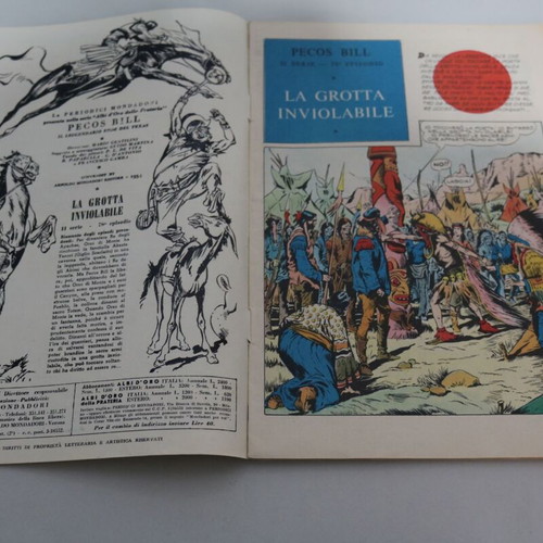 Pecos Bill 11 Episode 78 Comic used, vintage Italian