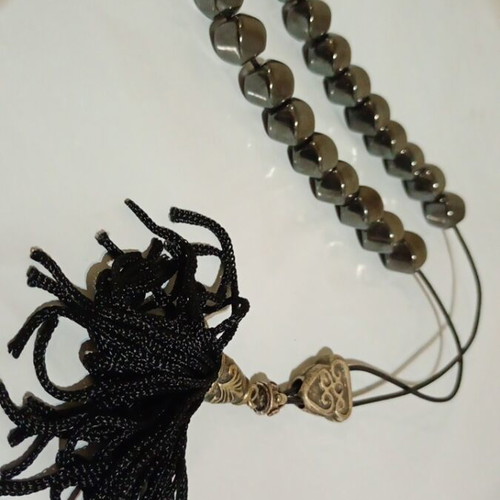 Hematite Komboloi with Helical Beads like new