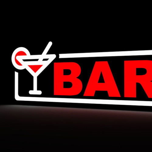 Bar lightbox like new, USB powered with switch
