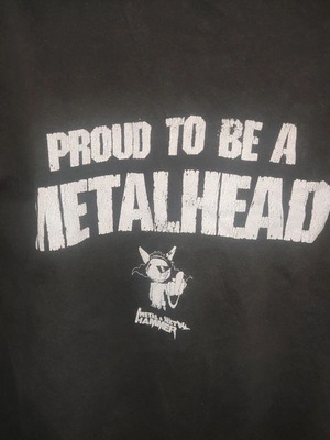 Metal Hammer Proud to Be a Metalhead T-shirt, 90s