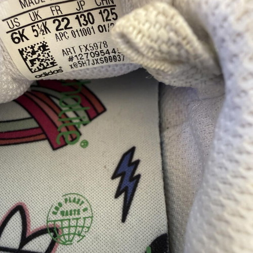 Adidas Stan Smith sneakers for girls, size 22, like new