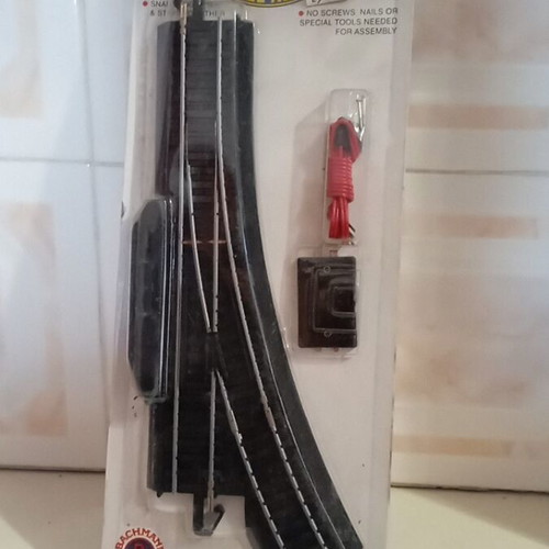 Remote Switch Left Track Set 44461 HO Scale Bachmann new