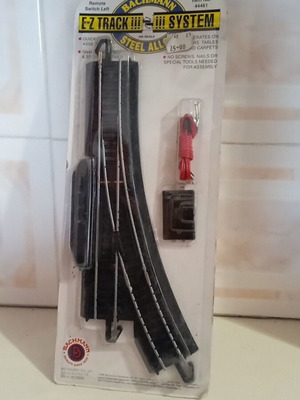 Remote Switch Left Track Set 44461 HO Scale Bachmann new