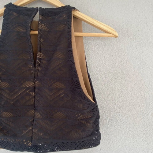 Custom Made Set Black Lace Small, like new