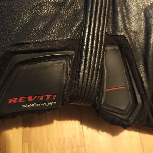 Revit leather motorcycle gloves used, size small
