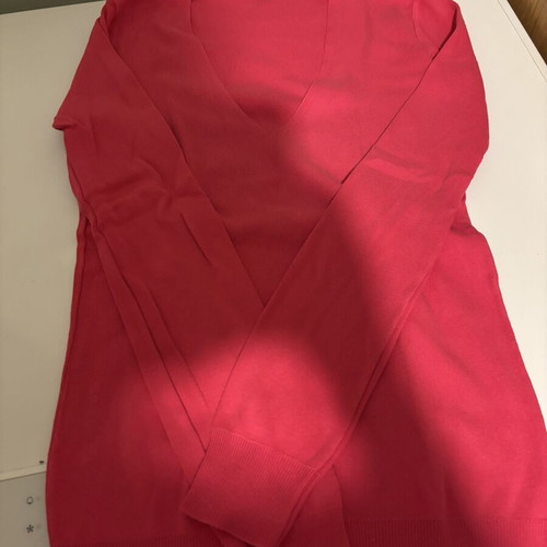 Benetton long sleeve pink fuchsia blouse used, women's