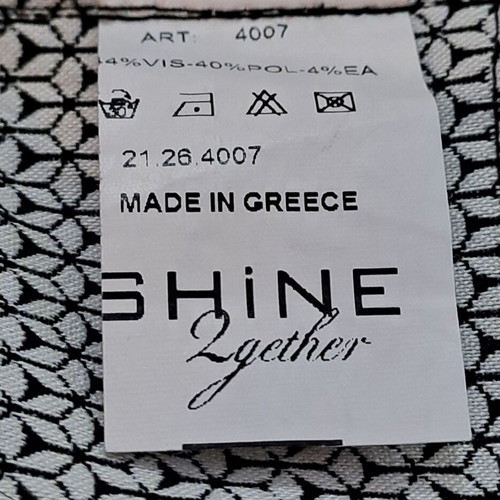 Shine 2gether women's flare pants like new, Small, black and white