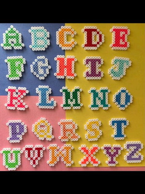 Handmade English alphabet new
