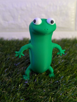 Green lizard Hoppers 3D printed