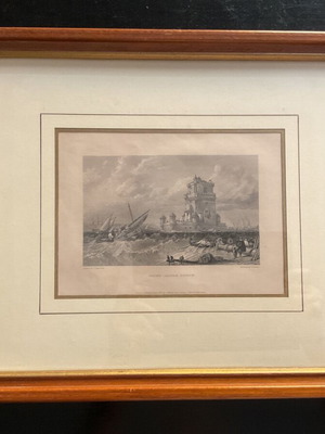 Engraving by E.Finden 1832 with certificate, framed, new