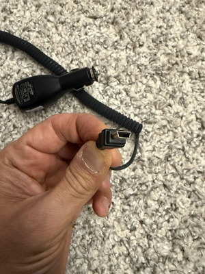 Car charger Mini-USB used 12V-24V