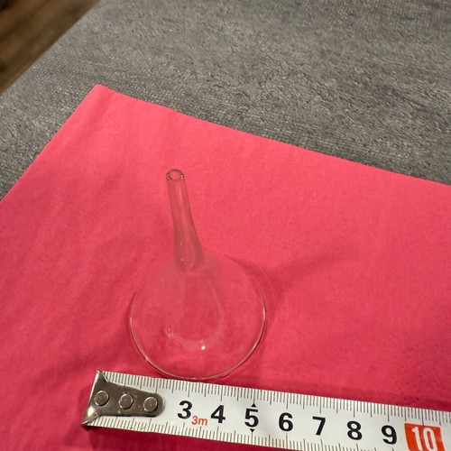 Miniature glass funnel like new