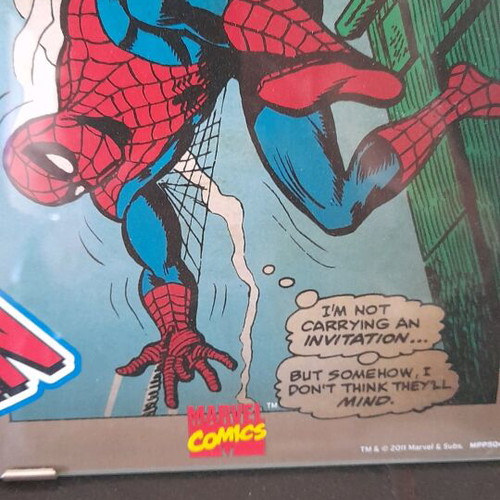Spiderman Marvel poster new, 48×40cm, framed