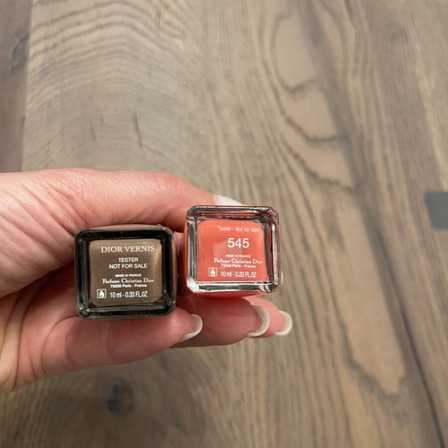 Dior nail polish set, 2 pieces