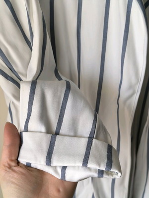 Pink Woman women's spring jacket like new, white striped