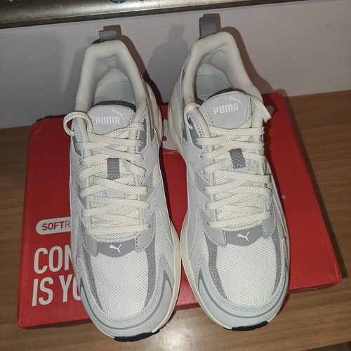 Puma Hypnotic LS sneakers new, white and grey, size 40