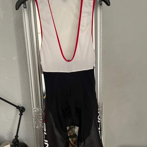 Nalini bib cycling shorts men's XL like new, black white red