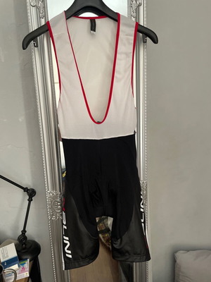 Nalini bib cycling shorts men's XL like new, black white red