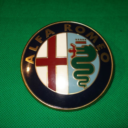 Alfa Romeo mask emblem used, genuine