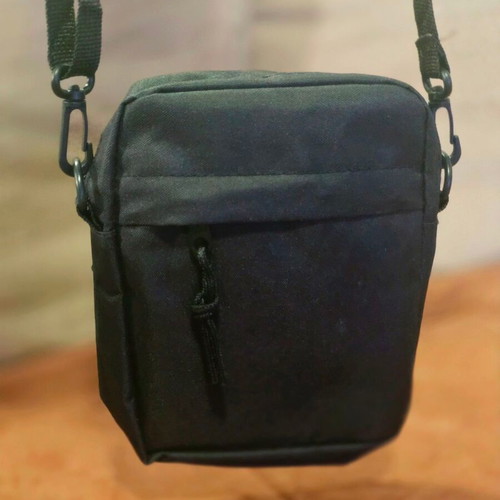 Men's shoulder bag nylon cordura black