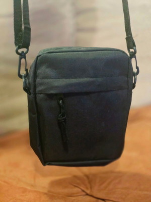 Men's shoulder bag nylon cordura black