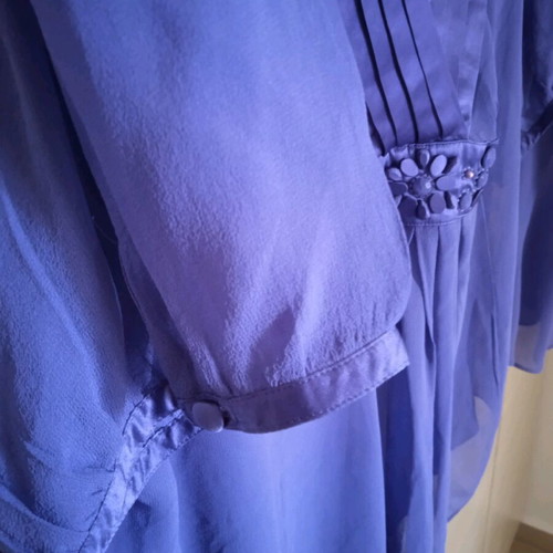 Women's blouse with top purple like new, size 5XL