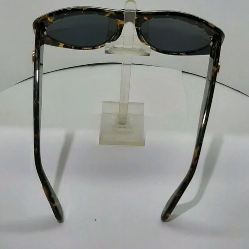 Sunglasses uv400 with black and brown tortoise frame handmade, like new