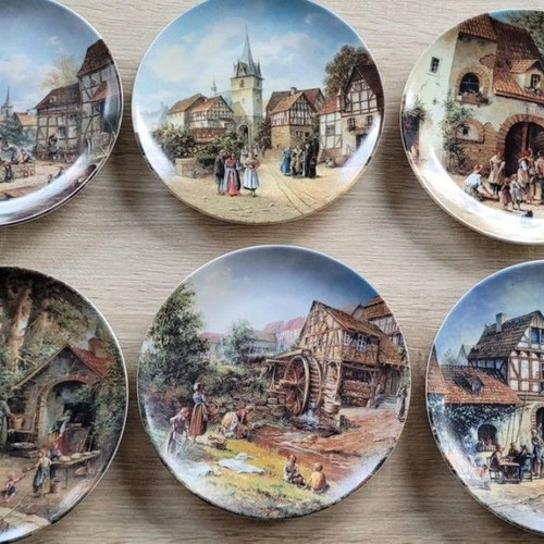 Bradex Wall Plate Collection. Reichenbach, fine porcelain Germany 92'-93'