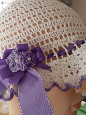 Handmade summer crochet hat new