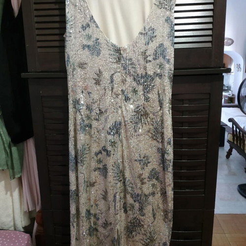Women's dress beige like new, size XXL