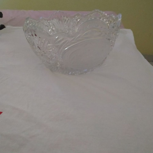 Crystal fruit bowl used