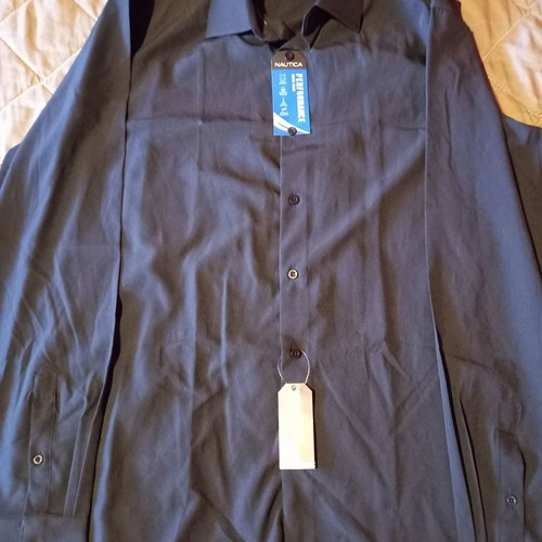 Nautica men's shirt new, size Large, blue