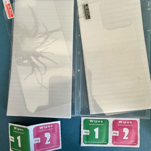 Tempered glass screen protectors for iPhone 14 Pro Max new, pack of 2