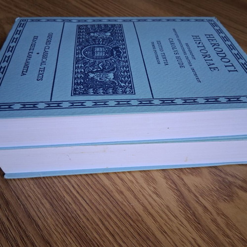 Herodoti Historiae Oxford Classical Texts volumes one and two
