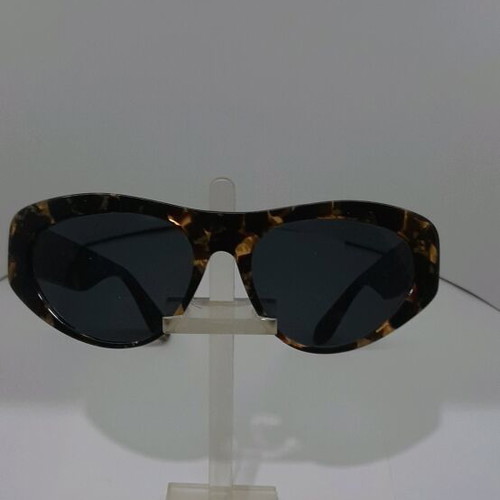 Sunglasses uv400 with black and brown tortoise frame handmade, like new