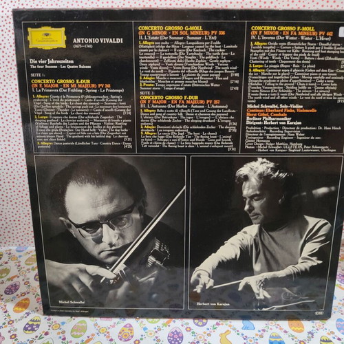 Antonio Vivaldi The Four Seasons vinyl record used, classical