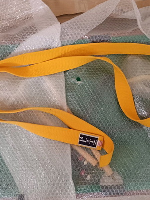 Yellow martial arts belt 2.8 meters like new